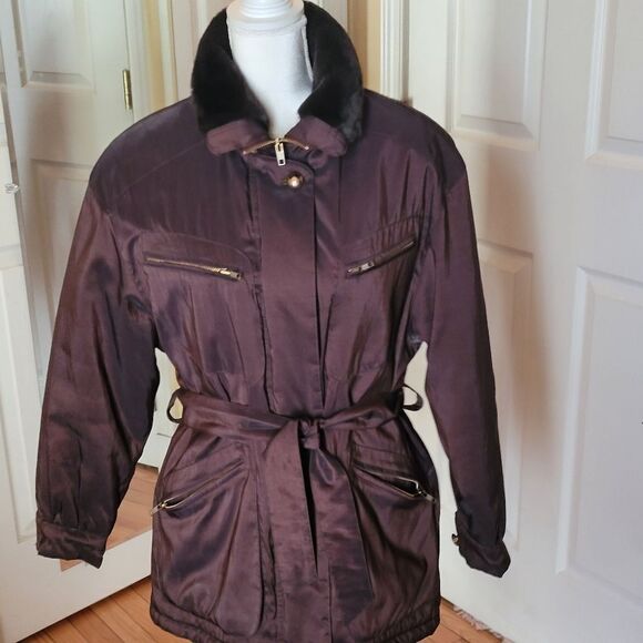 VINTAGE GALLERY CHOCOLATE BROWN JACKET - Picture 1 of 4